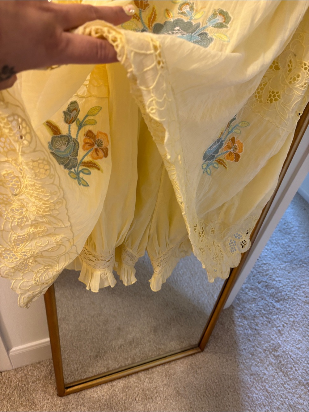 Free people eye catcher bloomsie romper - Picture 3 of 3